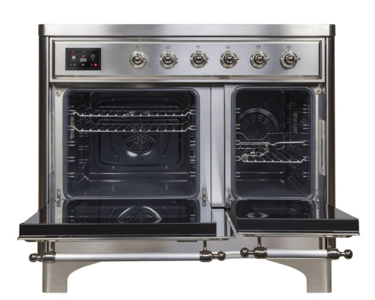 ILVE 40 Inch Majestic II Series Freestanding Electric Double Oven Range - UMDI10NS3