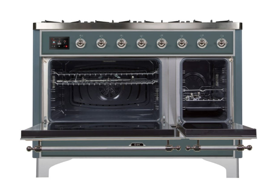 ILVE 48 Inch Majestic II Freestanding Double Oven Range - UM12FDNS3