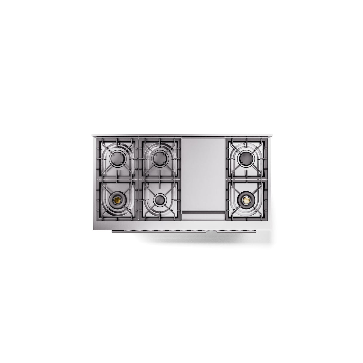 ILVE 48Inch Professional Plus II Freestanding Dual Fuel Range with 8 Sealed Burner - UP48FWMP