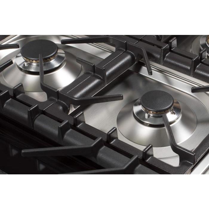 ILVE 48 Inch Stainless Steel Natural Gas/Propane Cooktop UHP1265FDI/UHP1265FDILP