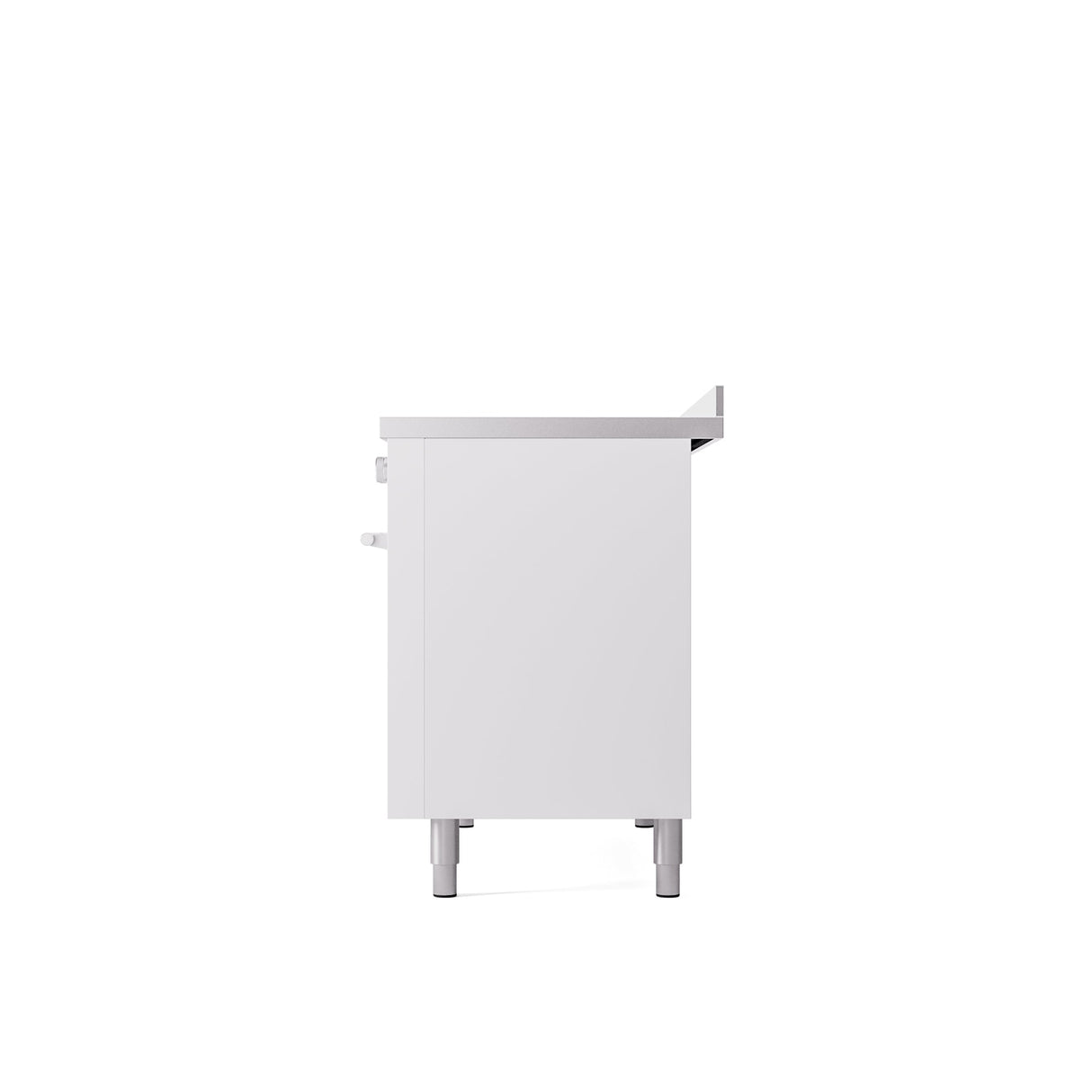 ILVE 48" Professional Plus II Series Freestanding Electric Double Oven Range with 8 Elements, Triple Glass Cool Door, Convection Oven, TFT Oven Control Display and Child Lock - UPI486WMP