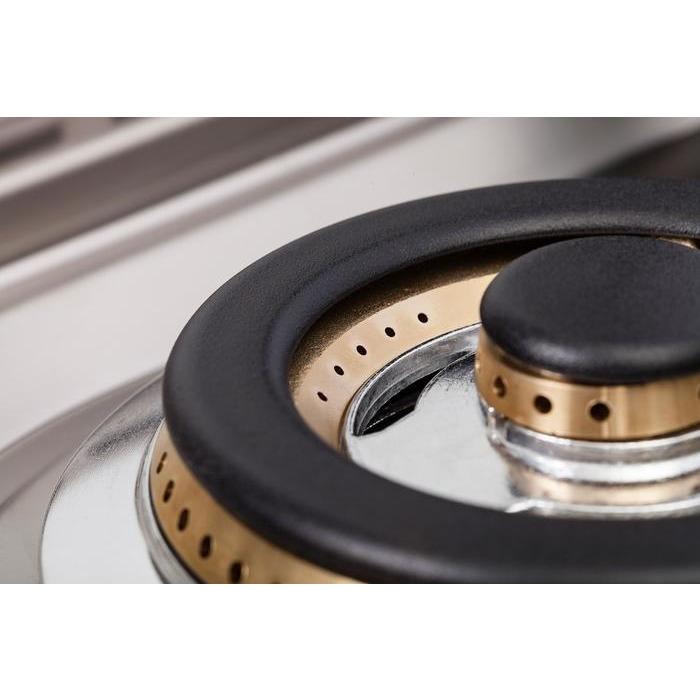 ILVE 60 Inch Nostalgie Series Freestanding Double Oven Dual Fuel Range with 8 Sealed Burners and Griddle - UPN150FDMPBLXLP