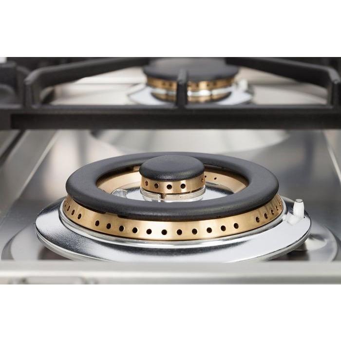 ILVE 60 Inch Nostalgie Series Freestanding Double Oven Dual Fuel Range with 8 Sealed Burners and Griddle - UPN150FDMPBLXLP