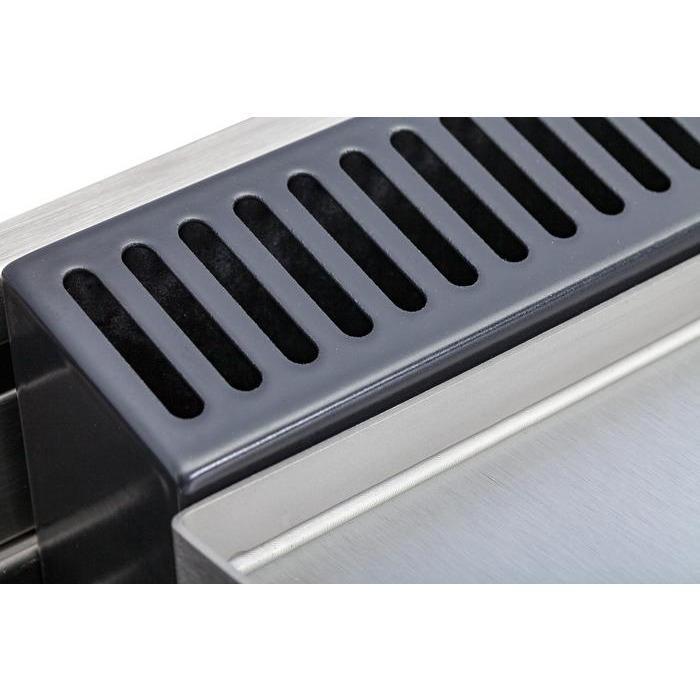 ILVE 60 Inch Nostalgie Series Freestanding Double Oven Dual Fuel Range with 8 Sealed Burners and Griddle - UPN150FDMPBLXLP