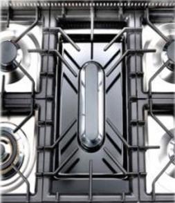 ILVE Center Grates for UXLP90F, UHP965FD, and UHP1265FD Cooktops G09281