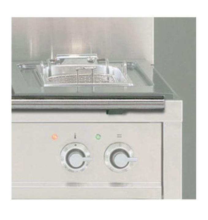 ILVE Factory Installed Chrome Tubular Upper Handrail for Range AQC