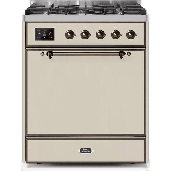 ILVE Majestic II Series 30 Inch Dual Fuel Freestanding Range Gas/Propane - UM30DQNE3
