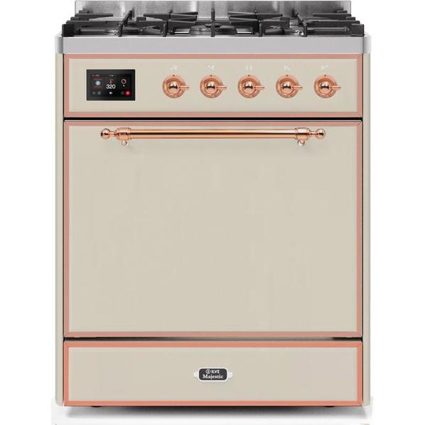 ILVE Majestic II Series 30 Inch Dual Fuel Freestanding Range Gas/Propane - UM30DQNE3