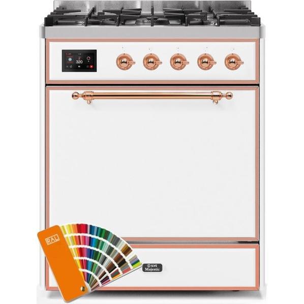 ILVE Majestic II Series 30 Inch Dual Fuel Freestanding Range Gas/Propane - UM30DQNE3
