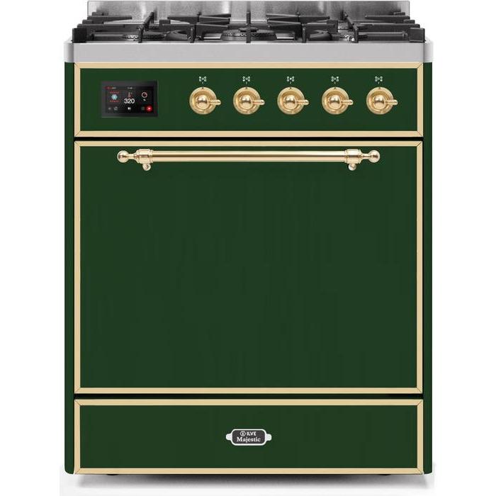 ILVE Majestic II Series 30 Inch Dual Fuel Freestanding Range Gas/Propane - UM30DQNE3