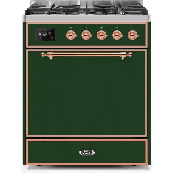 ILVE Majestic II Series 30 Inch Dual Fuel Freestanding Range Gas/Propane - UM30DQNE3