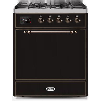 ILVE Majestic II Series 30 Inch Dual Fuel Freestanding Range Gas/Propane - UM30DQNE3