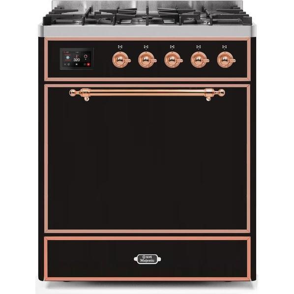 ILVE Majestic II Series 30 Inch Dual Fuel Freestanding Range Gas/Propane - UM30DQNE3