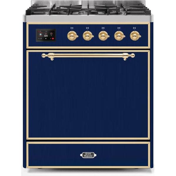 ILVE Majestic II Series 30 Inch Dual Fuel Freestanding Range Gas/Propane - UM30DQNE3