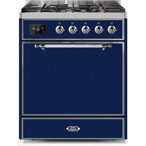 ILVE Majestic II Series 30 Inch Dual Fuel Freestanding Range Gas/Propane - UM30DQNE3