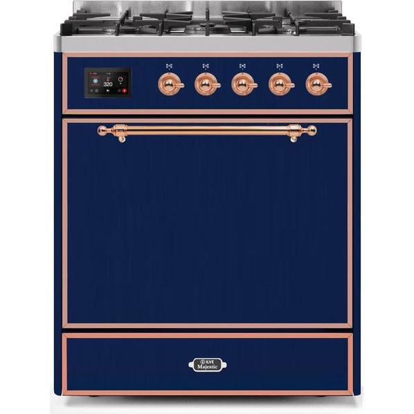 ILVE Majestic II Series 30 Inch Dual Fuel Freestanding Range Gas/Propane - UM30DQNE3