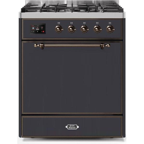 ILVE Majestic II Series 30 Inch Dual Fuel Freestanding Range Gas/Propane - UM30DQNE3
