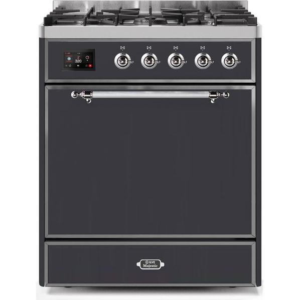 ILVE Majestic II Series 30 Inch Dual Fuel Freestanding Range Gas/Propane - UM30DQNE3