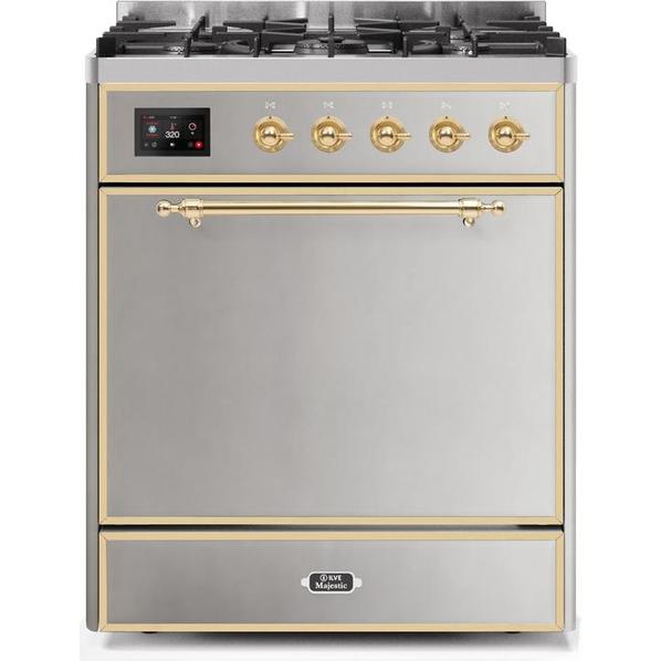 ILVE Majestic II Series 30 Inch Dual Fuel Freestanding Range Gas/Propane - UM30DQNE3