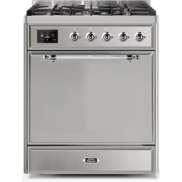 ILVE Majestic II Series 30 Inch Dual Fuel Freestanding Range Gas/Propane - UM30DQNE3