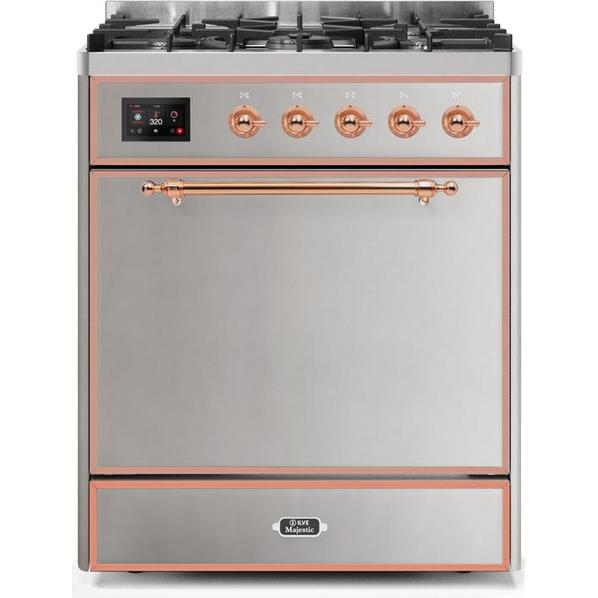 ILVE Majestic II Series 30 Inch Dual Fuel Freestanding Range Gas/Propane - UM30DQNE3