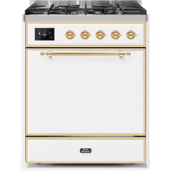 ILVE Majestic II Series 30 Inch Dual Fuel Freestanding Range Gas/Propane - UM30DQNE3