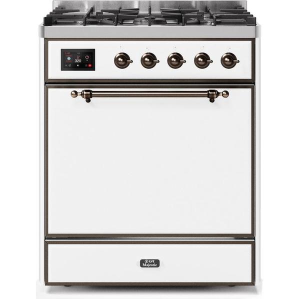 ILVE Majestic II Series 30 Inch Dual Fuel Freestanding Range Gas/Propane - UM30DQNE3