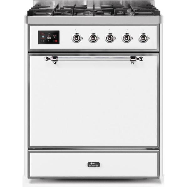 ILVE Majestic II Series 30 Inch Dual Fuel Freestanding Range Gas/Propane - UM30DQNE3