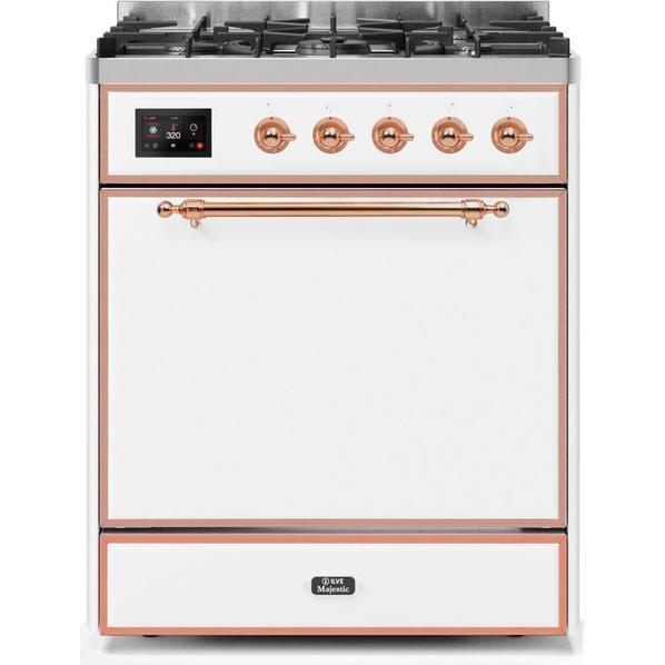 ILVE Majestic II Series 30 Inch Dual Fuel Freestanding Range Gas/Propane - UM30DQNE3