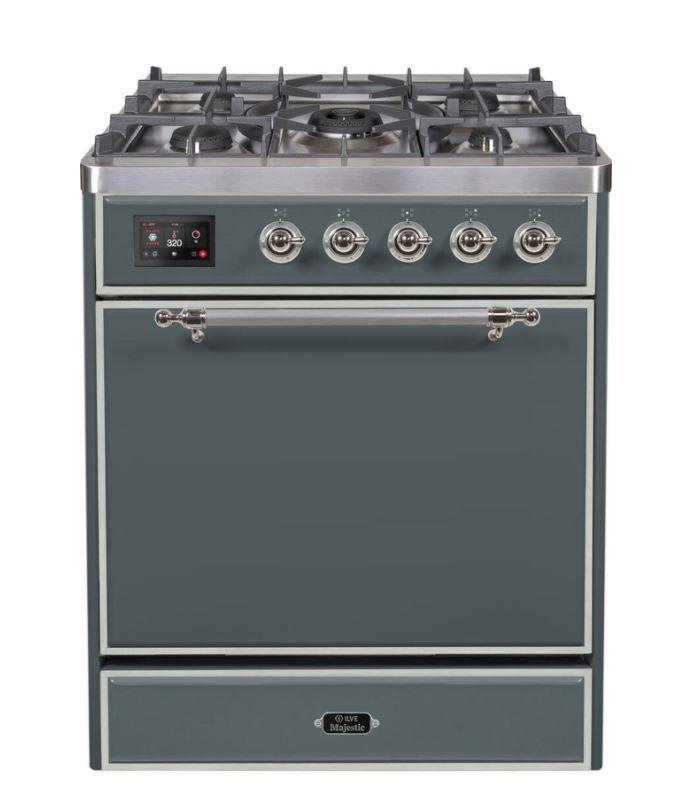 ILVE Majestic II Series 30 Inch Dual Fuel Freestanding Range Gas/Propane - UM30DQNE3