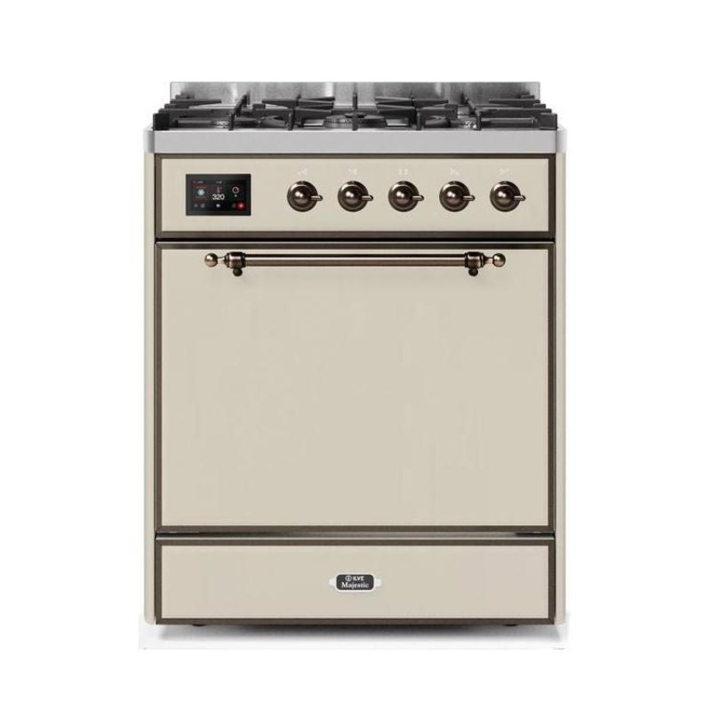 ILVE Majestic II Series 30 Inch Dual Fuel Freestanding Range Gas/Propane (UM30DQNE3)