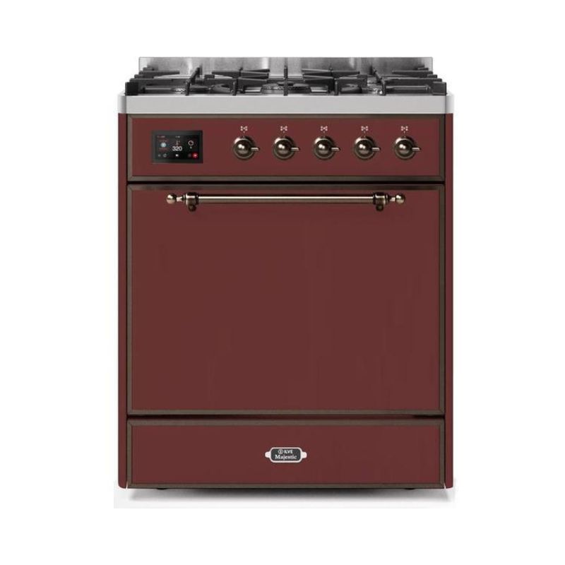 ILVE Majestic II Series 30 Inch Dual Fuel Freestanding Range Gas/Propane - UM30DQNE3