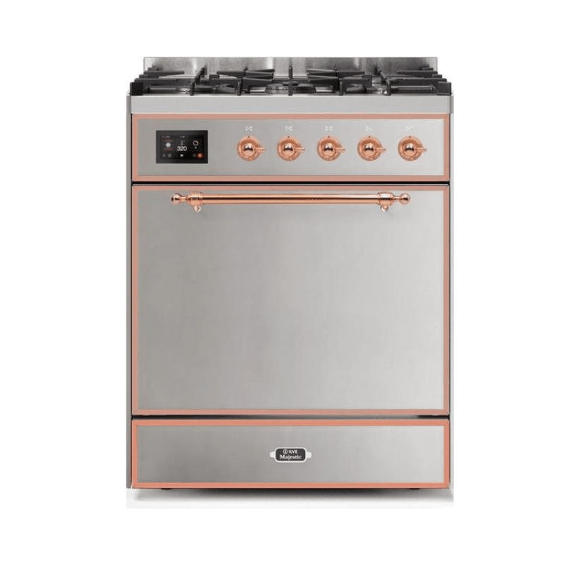 ILVE Majestic II Series 30 Inch Dual Fuel Freestanding Range Gas/Propane - UM30DQNE3