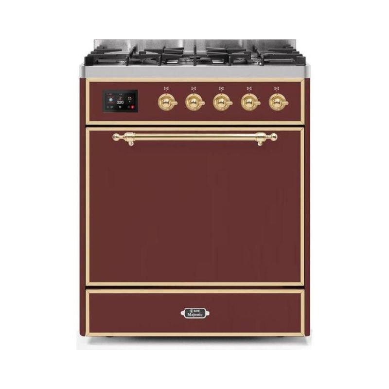 ILVE Majestic II Series 30 Inch Dual Fuel Freestanding Range Gas/Propane - UM30DQNE3