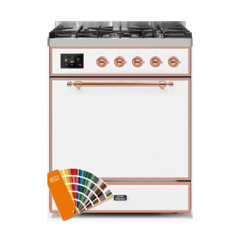 ILVE Majestic II Series 30 Inch Dual Fuel Freestanding Range Gas/Propane - UM30DQNE3