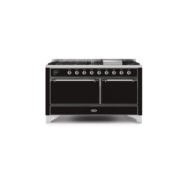 ILVE Majestic II Series 60 Inch Dual Fuel Freestanding Range Gas/Propane - UM15FDQNS3