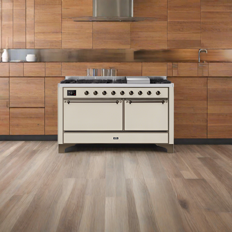 ILVE Majestic II Series 60 Inch Dual Fuel Freestanding Range Gas/Propane (UM15FDQNS3)