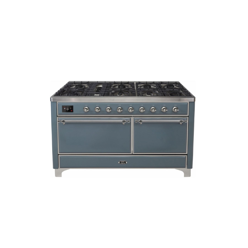 ILVE Majestic II Series 60 Inch Dual Fuel Freestanding Range Gas/Propane - UM15FDQNS3