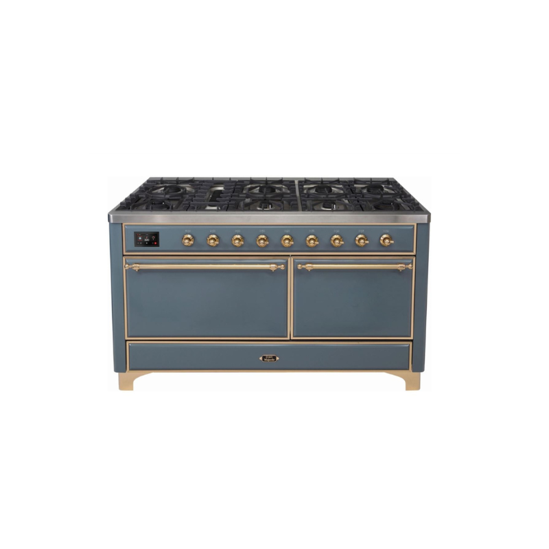ILVE Majestic II Series 60 Inch Dual Fuel Freestanding Range Gas/Propane - UM15FDQNS3