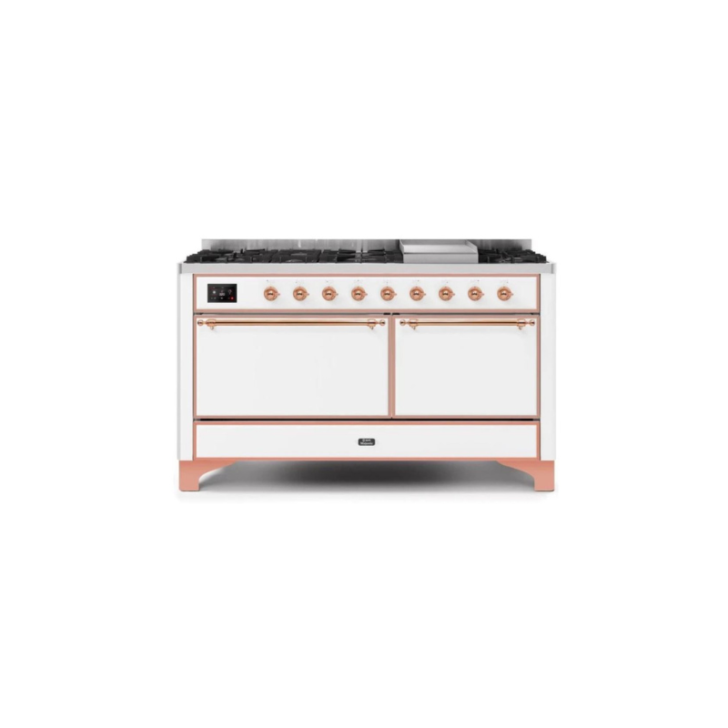 ILVE Majestic II Series 60 Inch Dual Fuel Freestanding Range Gas/Propane - UM15FDQNS3