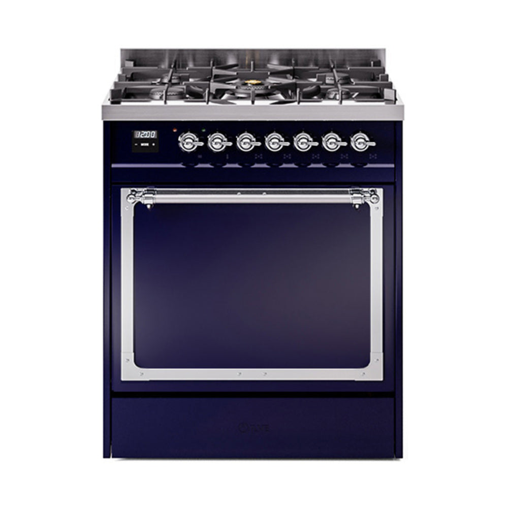 ILVE Nostalgie II Noblesse 30″ Dual Fuel Range Solid Door - UN30QNMP
