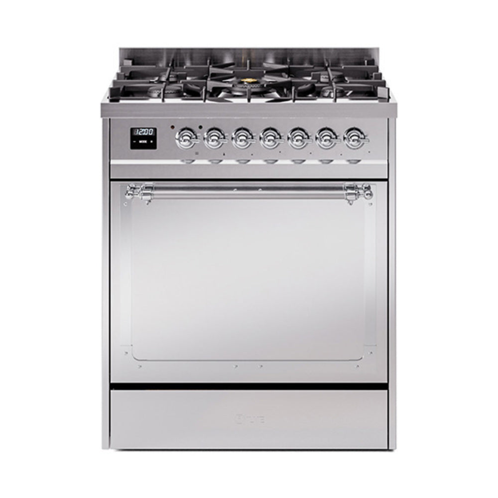 ILVE Nostalgie II Noblesse 30″ Dual Fuel Range Solid Door - UN30QNMP