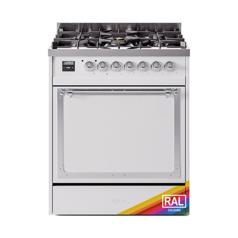 ILVE Nostalgie II Noblesse 30″ Dual Fuel Range Solid Door - UN30QNMP