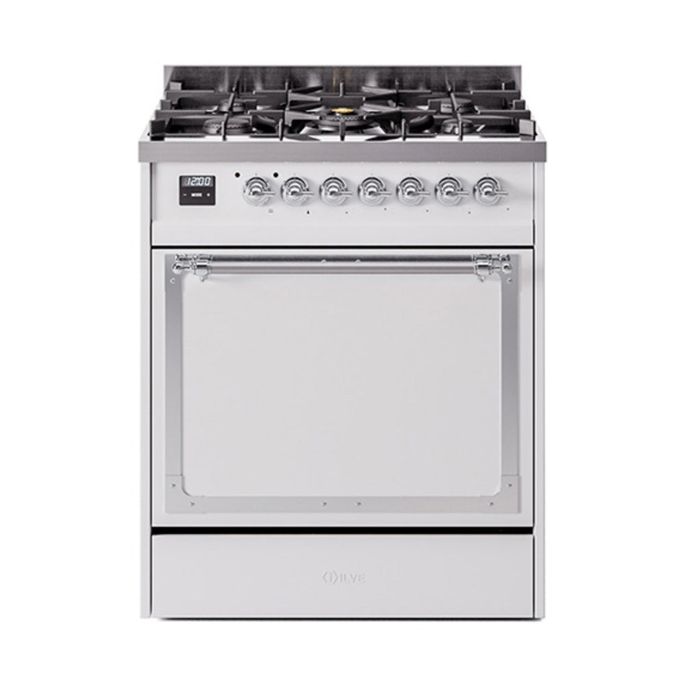 ILVE Nostalgie II Noblesse 30″ Dual Fuel Range Solid Door - UN30QNMP