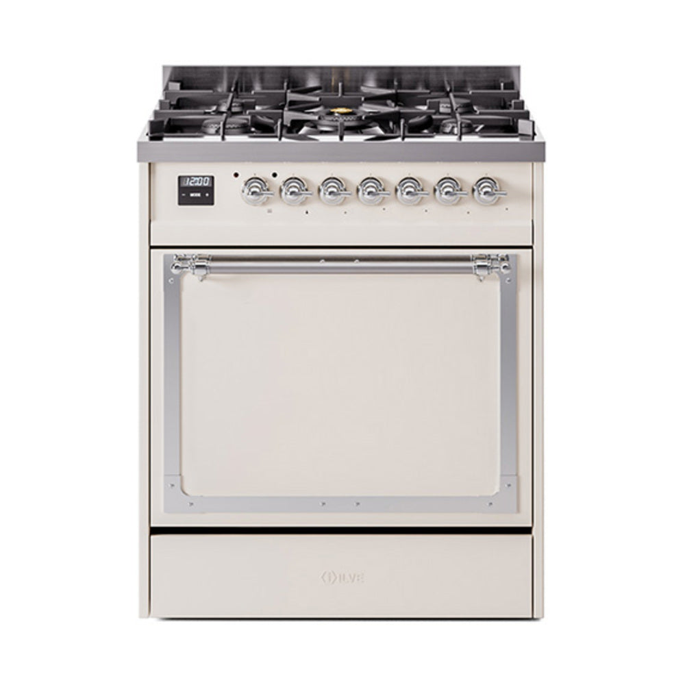 ILVE Nostalgie II Noblesse 30″ Dual Fuel Range Solid Door UN30QNMP