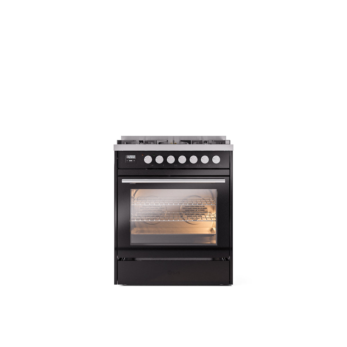 ILVE Professional Plus II 30Inch Freestanding Dual Fuel Range with 5 Sealed Burner UP30WMP
