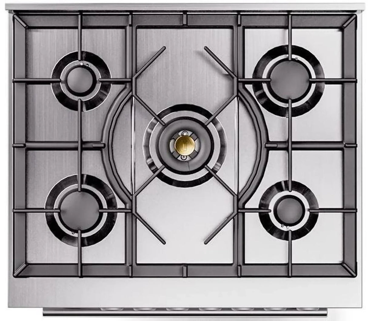 ILVE Professional Plus II 30Inch Freestanding Dual Fuel Range with 5 Sealed Burner - UP30WMP