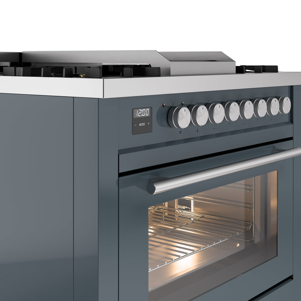 ILVE Professional Plus II 36Inch Freestanding Dual Fuel Range with 6 Sealed Burner UP36FWMP