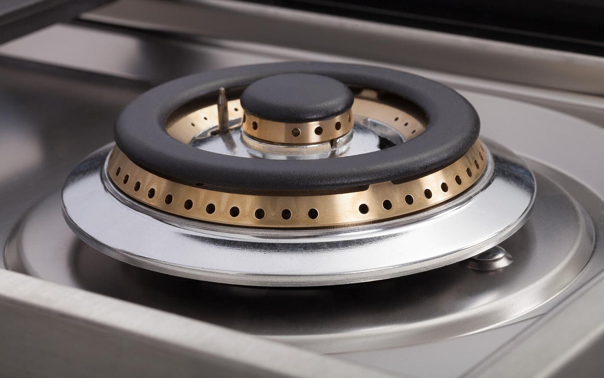 ILVE Professional Plus Series 30 Inch Freestanding Range Gas/Propane, Chrome Trim - UPW76DVGGN