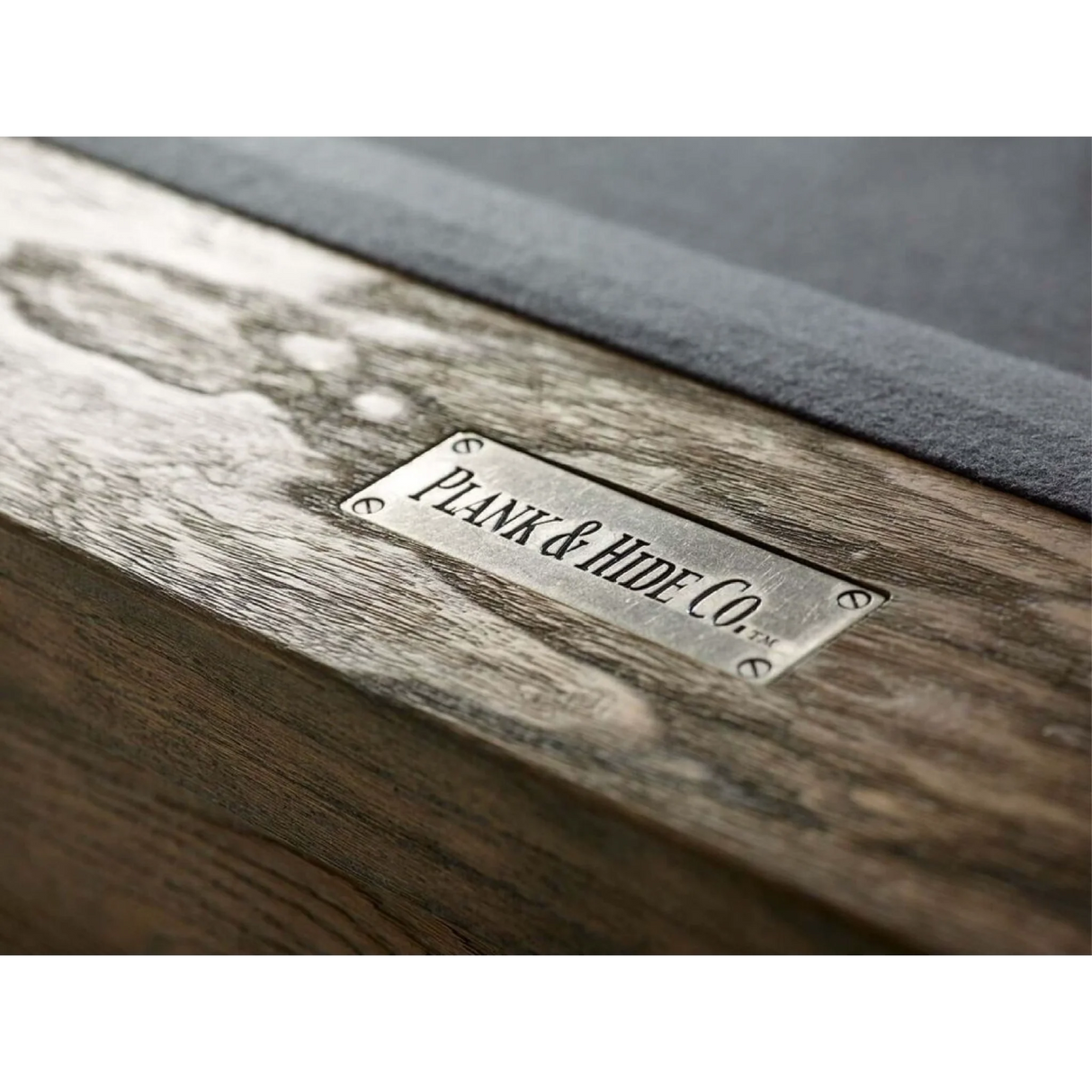 Plank & Hide Isaac Wood Pool Table with Free Accessory Kit